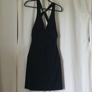 Backless little black dress mini sexy dress